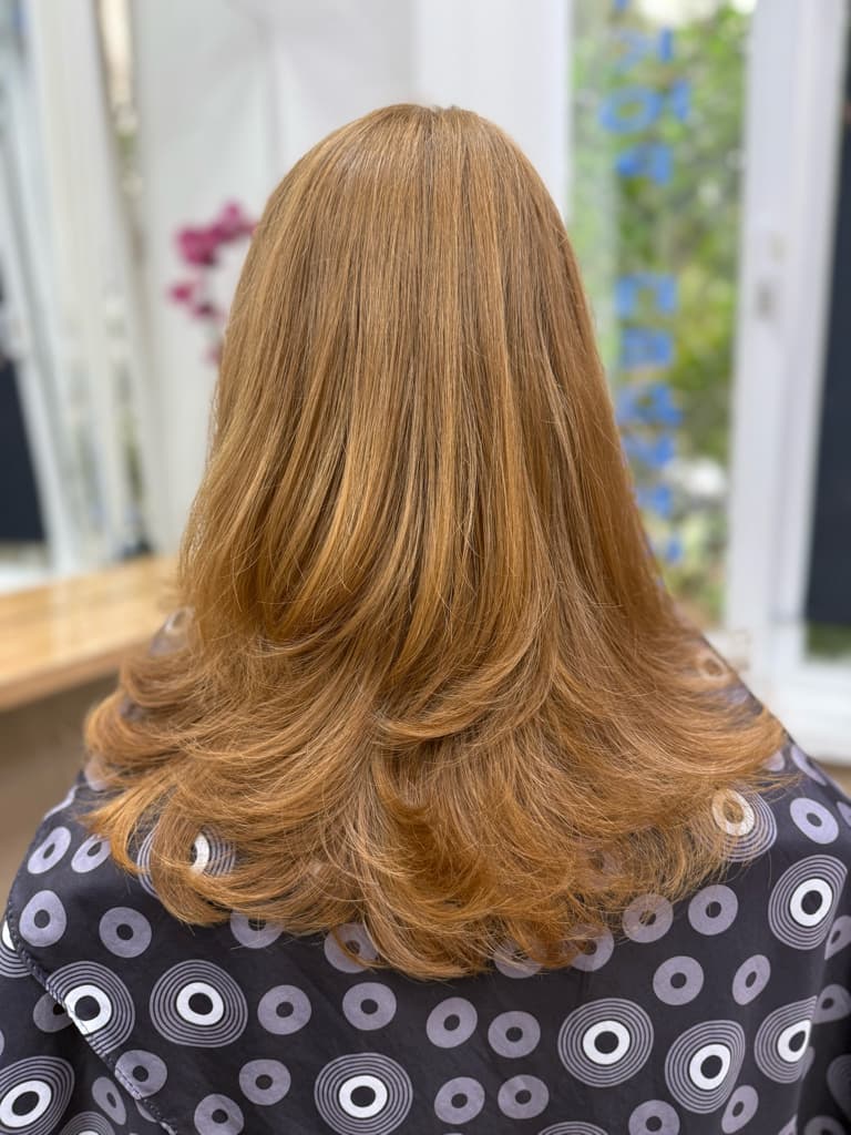 Укладка на длинные волосы